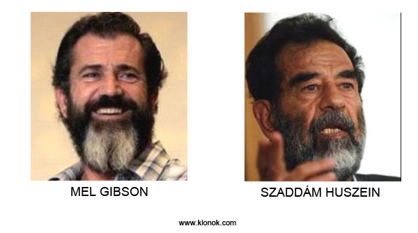 Mel Gibson - Szaddám Huszein Mel Gibson - Szaddám Huszein
Mel Gibson - Szaddám Huszein