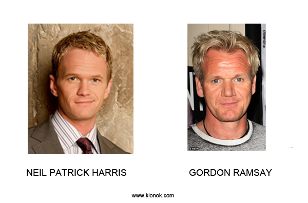 Barney-Ramsay
 
Neil Patrick Harris - Gordon Ramsay