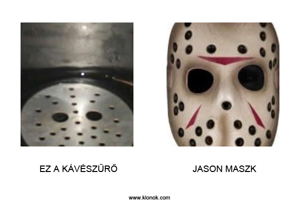 Kávész?r? - Jason maszk
 
