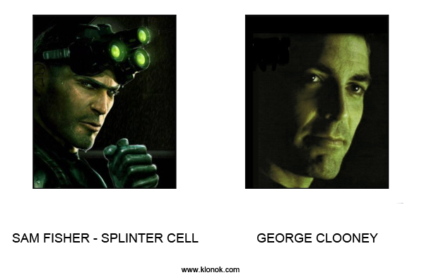 Sam Fisher - George Clooney
 
