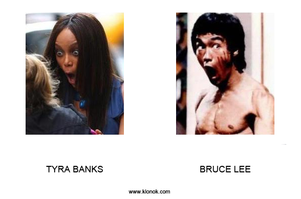 Tyra Banks - Bruce Lee
 
