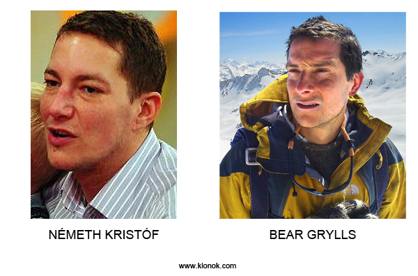 Németh Kristóf - Bear Grylls
 
